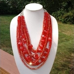 Sassy Jones Malia Glass Sparkler - Red